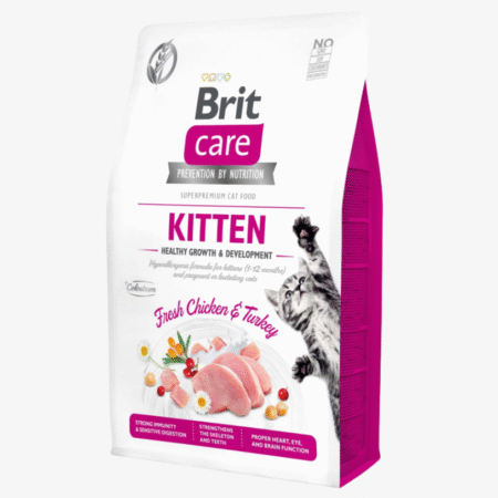 BRIT CARE KITTEN au poulet frais et à la dinde 2kg