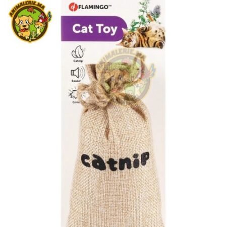 FLAMINGO Jouet avec catnip Pour Chat Sac 15 Cm