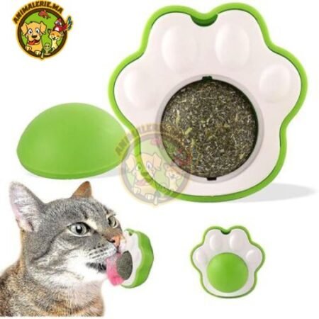 Balle avec catnip  en forme de patte de chat