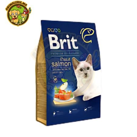 Brit Premium by Nature – Croquettes au Saumon pour Chat Adulte 1,5 kg