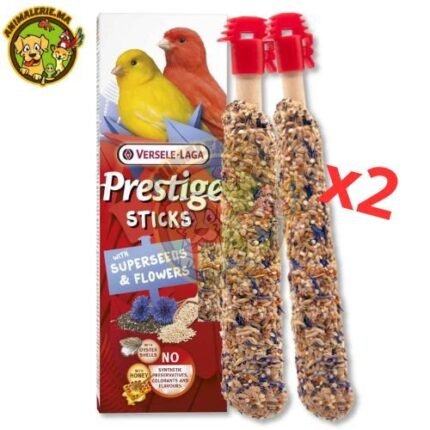 Prestige Sticks pour Canaris avec des graines et des fleurs pour les canaris 60g