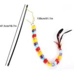 JOUET CANNE POUR CHATS A PECHE SERPENT – Image 2