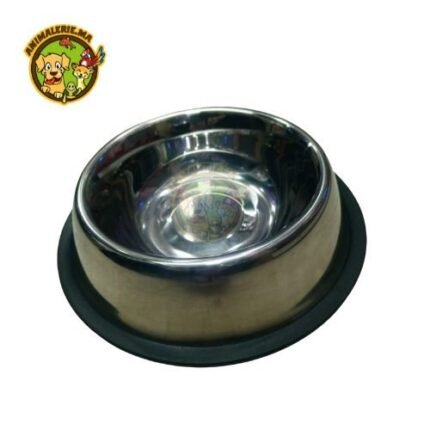 Gamelle Inox avec anneau anti dérapant