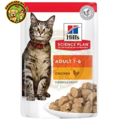 Hill’s Science Plan Adult en humide au poulet en pochons 85g