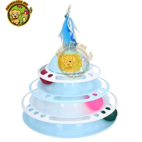 Tour à balles pour chat