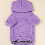 🐻 Sweat à Capuche pour Chien & Chat – “Sweet Time” (Violet) – Image 2