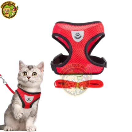 Gilet avec Laisse pour Chat, Chiot & Petit Chien