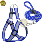 Laisse avec Harnais Fluorescent pour Chien & Chat – Image 4