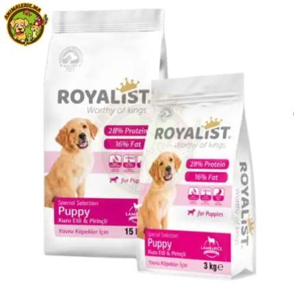 ROYALIST Puppy – Croquettes Chiot Agneau & Riz 3kg