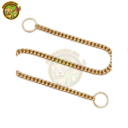 Collier Étrangleur Gold en Chaîne pour Chien
